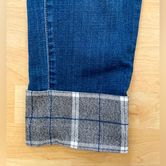 Jag Jeans with plaid cuff - Picture 3 of 8